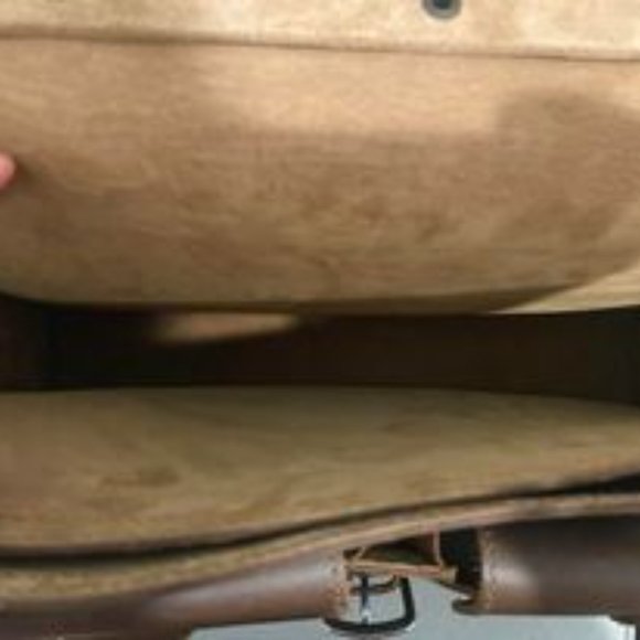 Saddleback Leather Thin Front Pocket Leather Briefcase Dark Coffee Brown - Picture 10 of 11